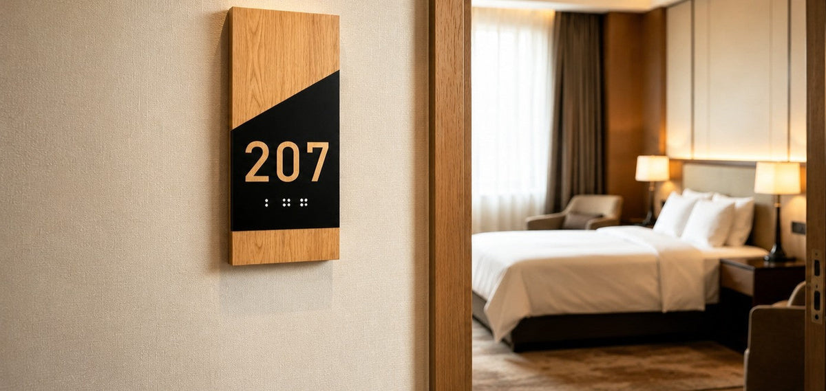 From Identification to Experience: The Role of Door Signage in Commercial Spaces