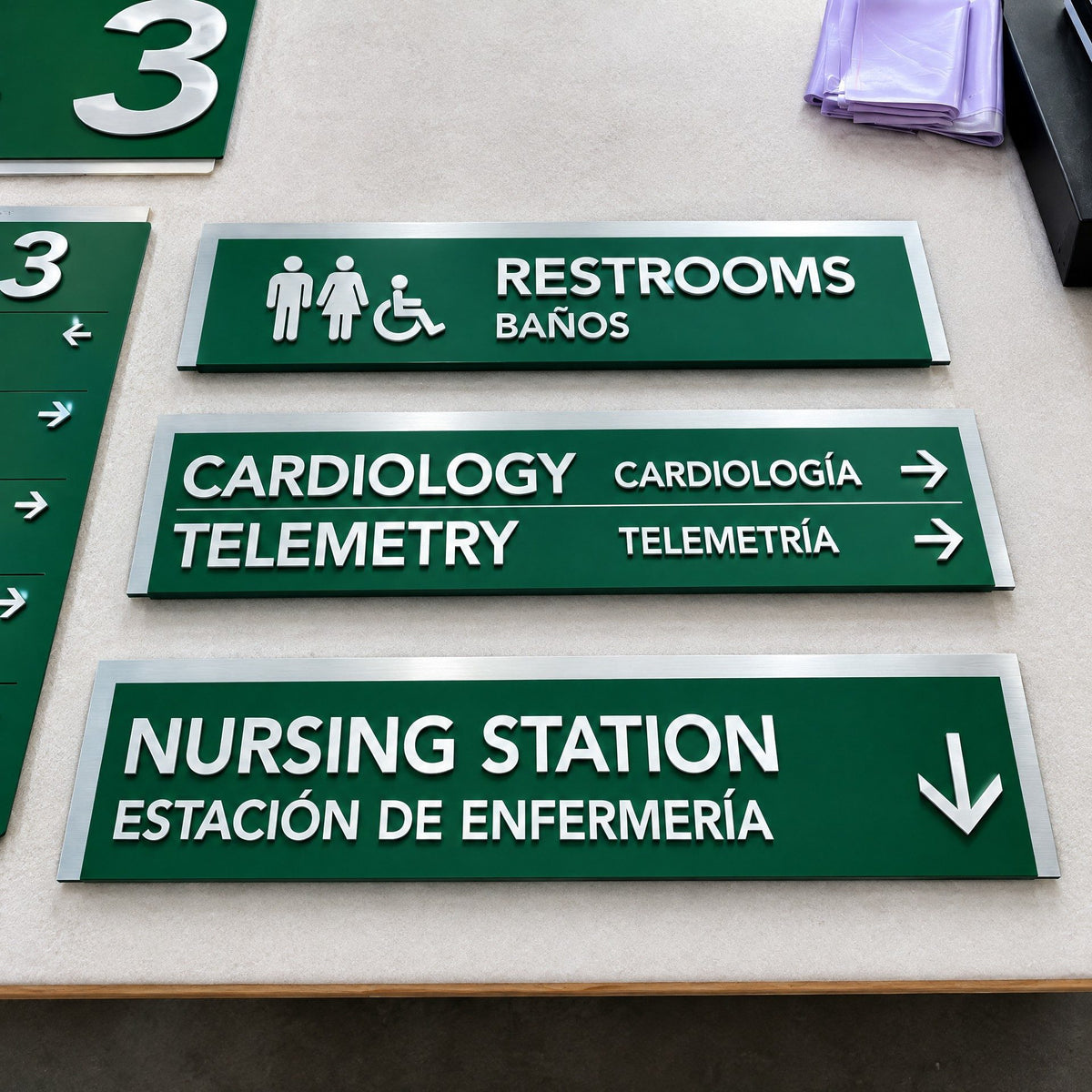 LC · Floor Directory & Lobby Wayfinding Signs