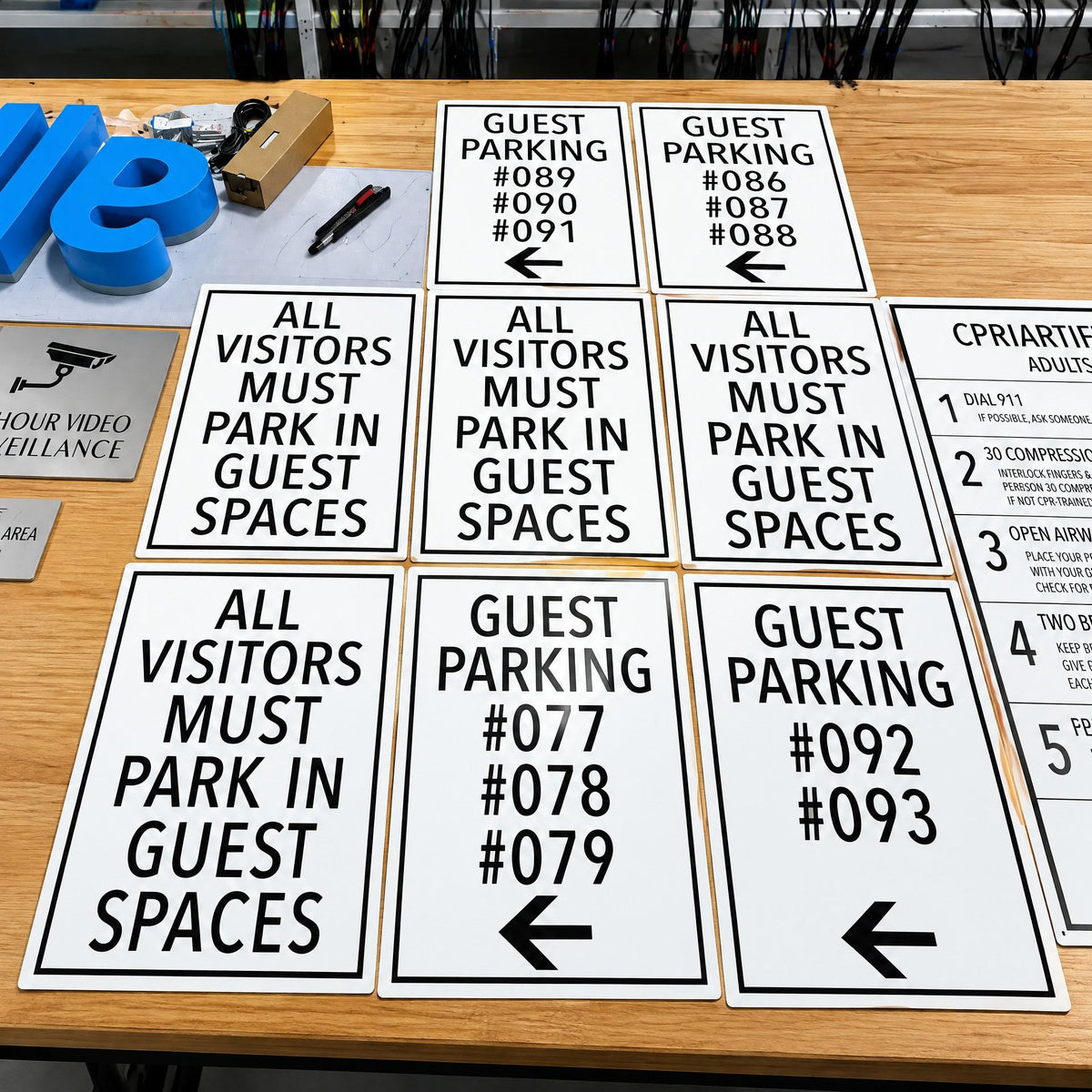 LC · Wayfinding Directional & Informational Signs
