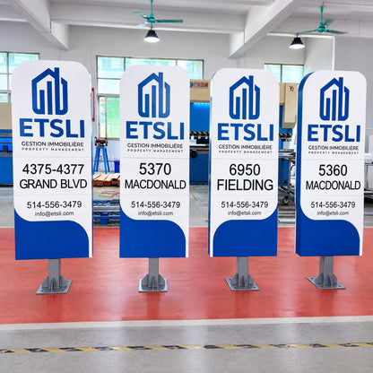 LC · Brand Presence Pylon Signs