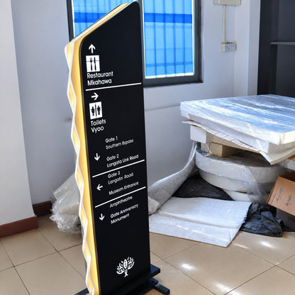 LC · Brand Presence Pylon Signs