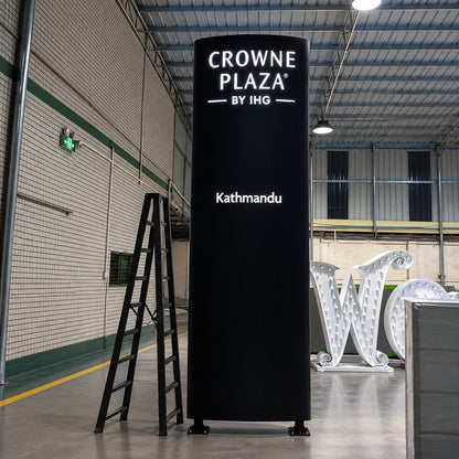 LC · Brand Presence Pylon Signs