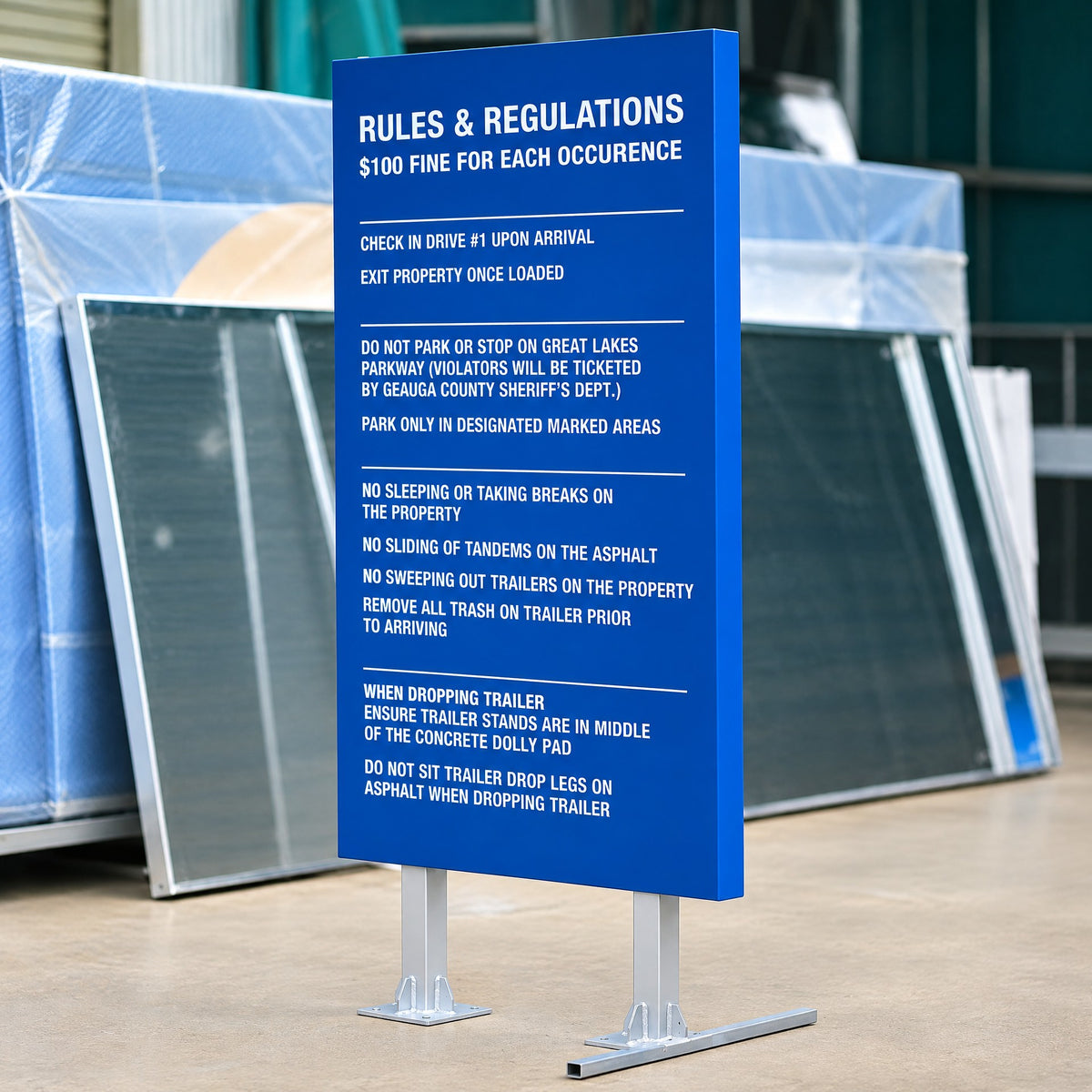 LC · Entrance Landmark Signs