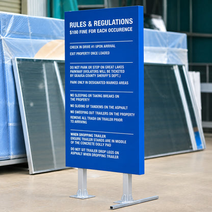 LC · Entrance Landmark Signs