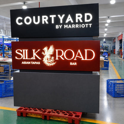 LC · Multi-Tenant Leasing Pylon Signs