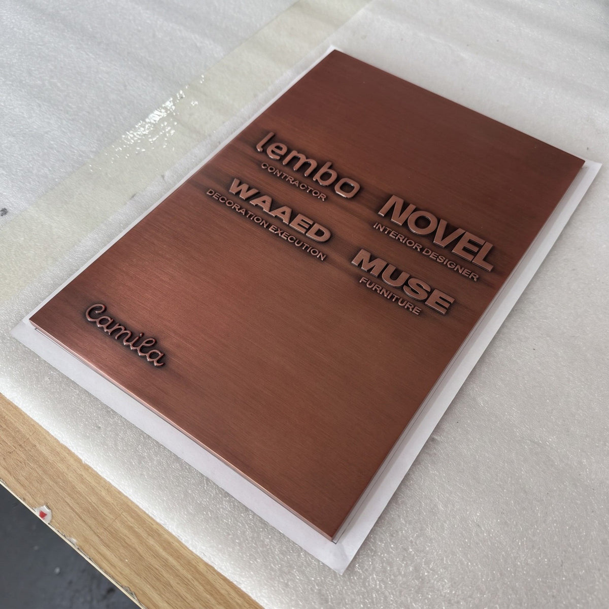 LC · Commemorative & Memorial Plaques