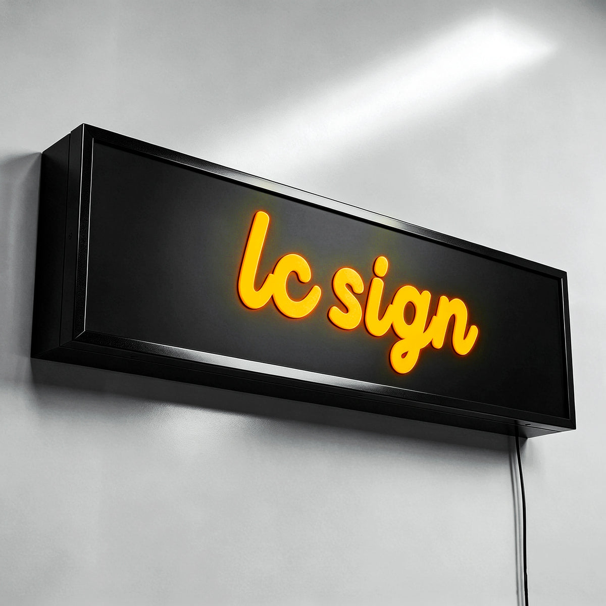 LC-1LS05 · Single-sided LED Push-through Lightbox Signs