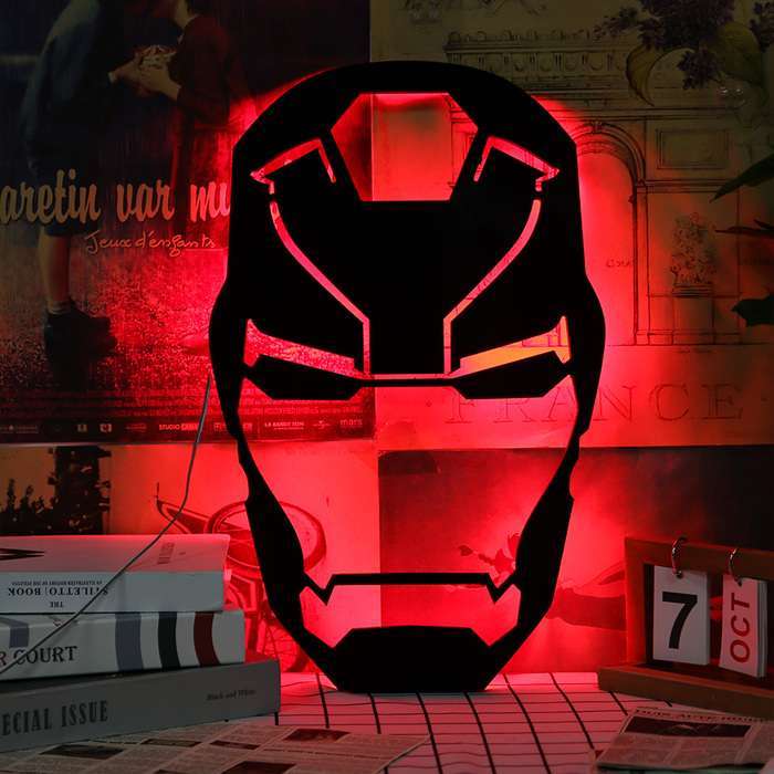 Backlit Logo - IRON MAN