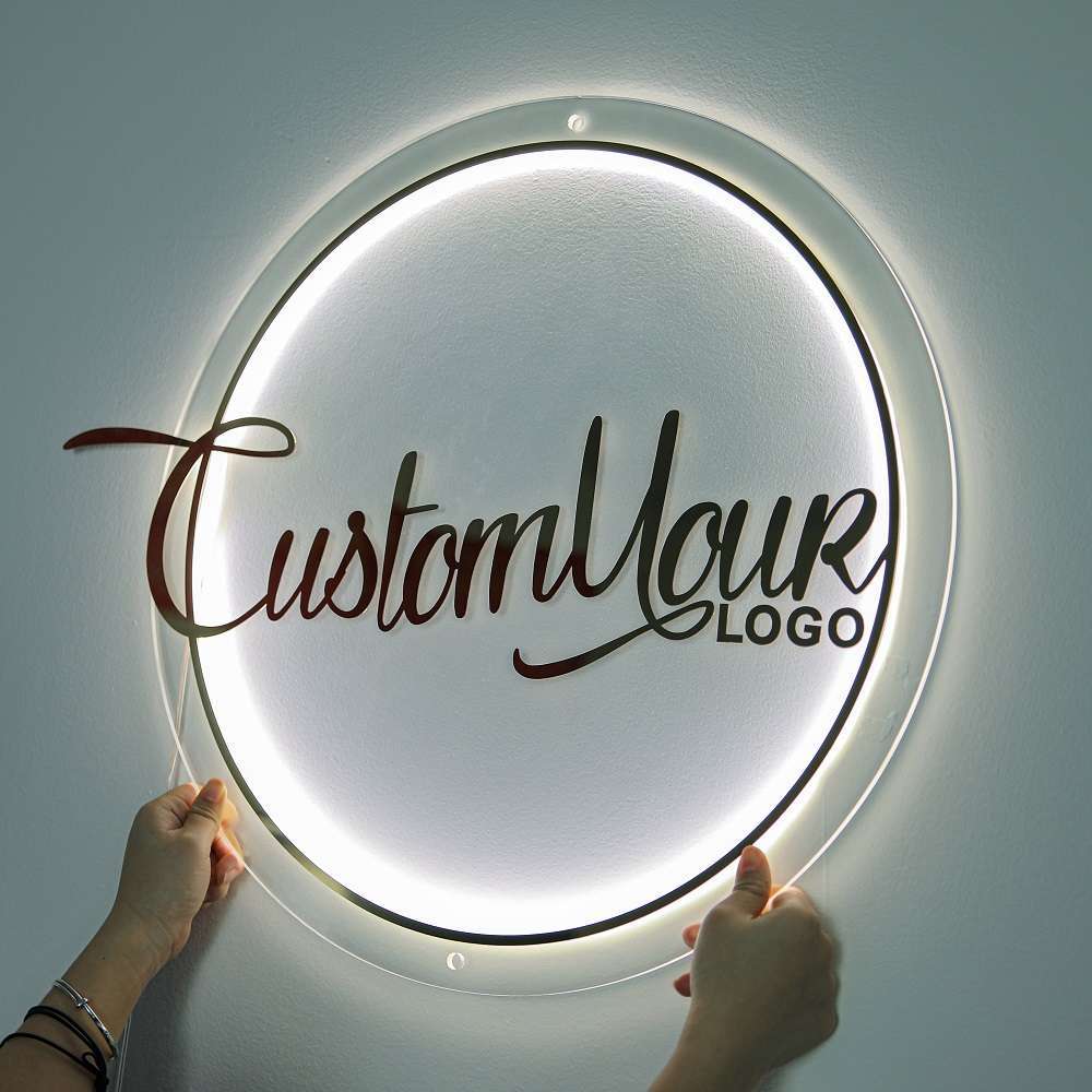 Custom Backlit Acrylic Sign - 1