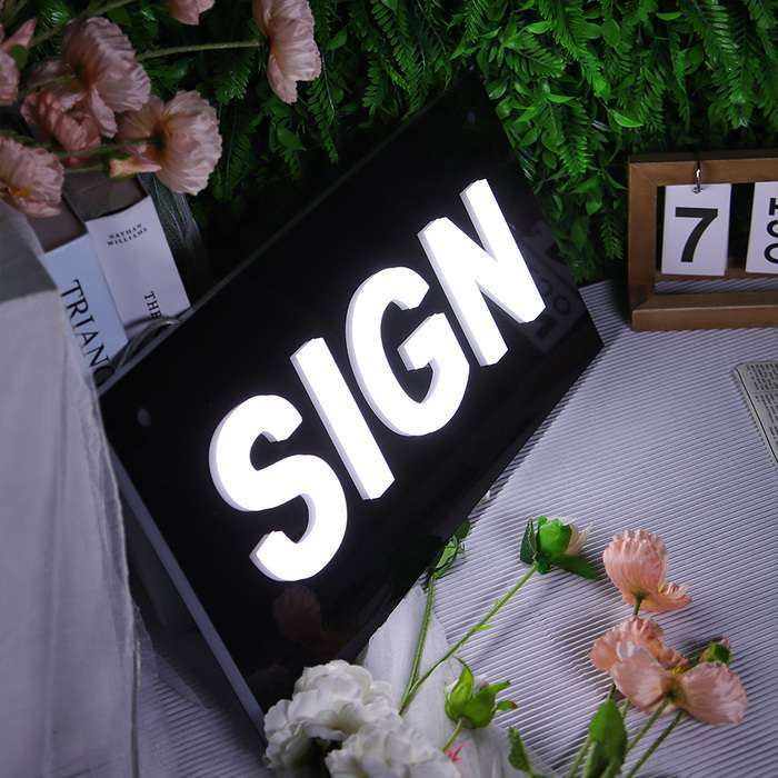 Illuminated Sign Tray - 2