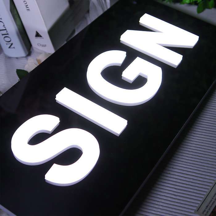 Illuminated Sign Tray - 3