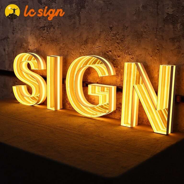 Infinity Mirror LED Track Letters Main